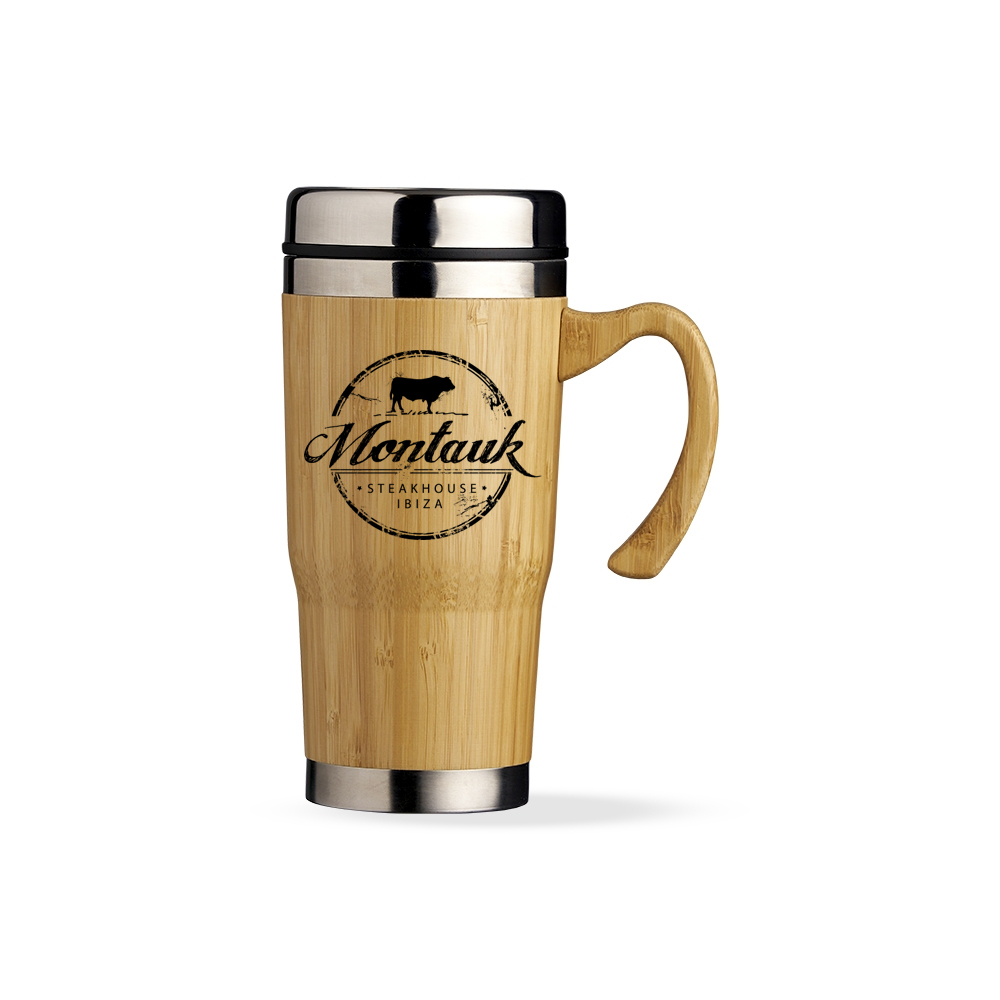 Caneca Bambu 500ml personalizada