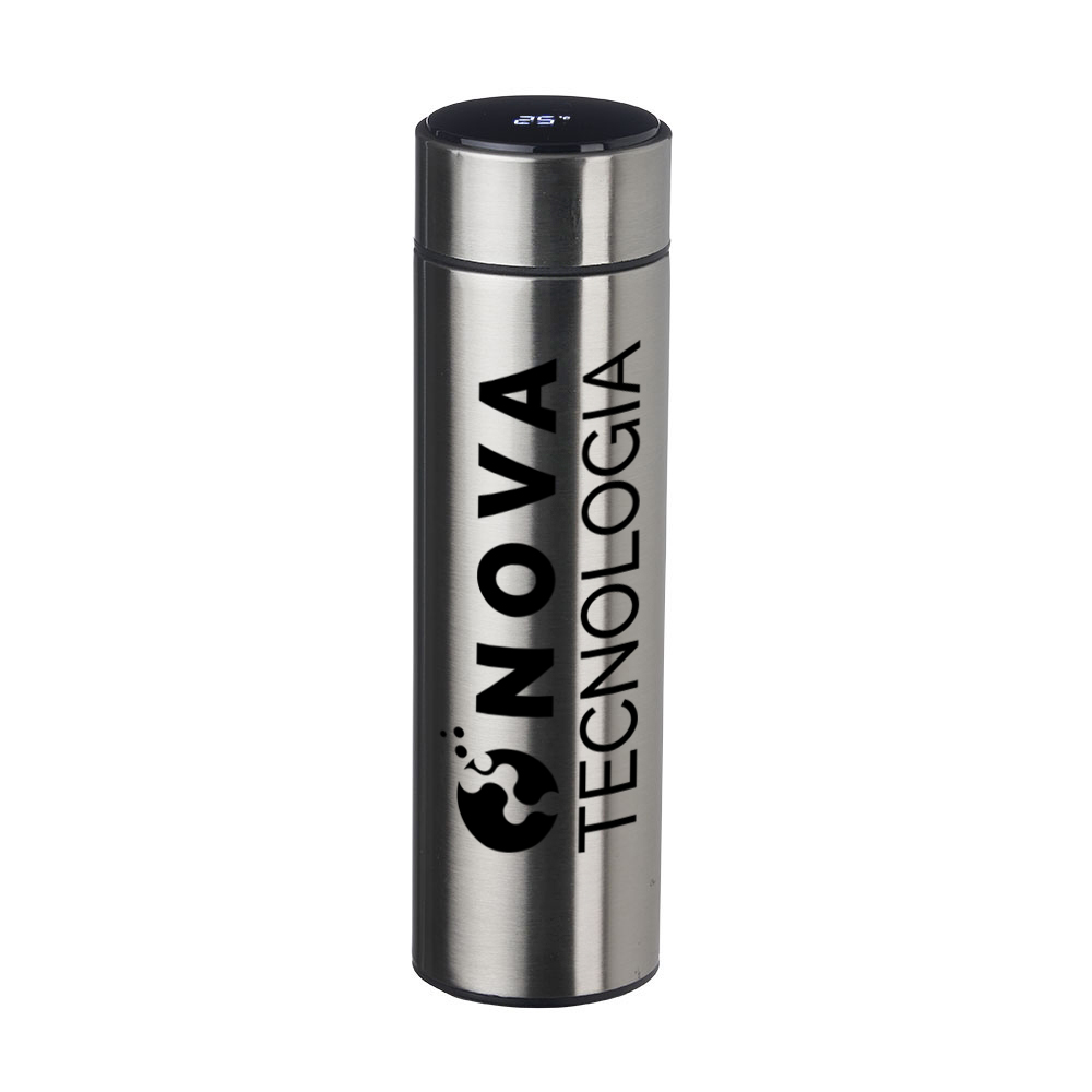 Garrafa Inox 450 ml com Display LED