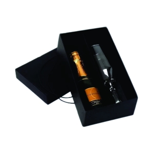 Kit Taça e Mini Chandon em caixa Personalizada