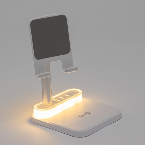 Base de Carregamento com Suporte Celular e Luminária Personalizada-08000