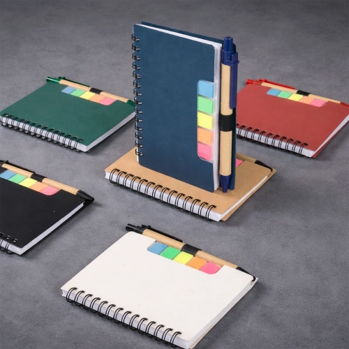 Bloco de Anotações com Autoadesivos e Caneta Personalizado-19134