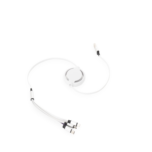 Cabo USB Retrátil 3 em 1 Personalizado-19073