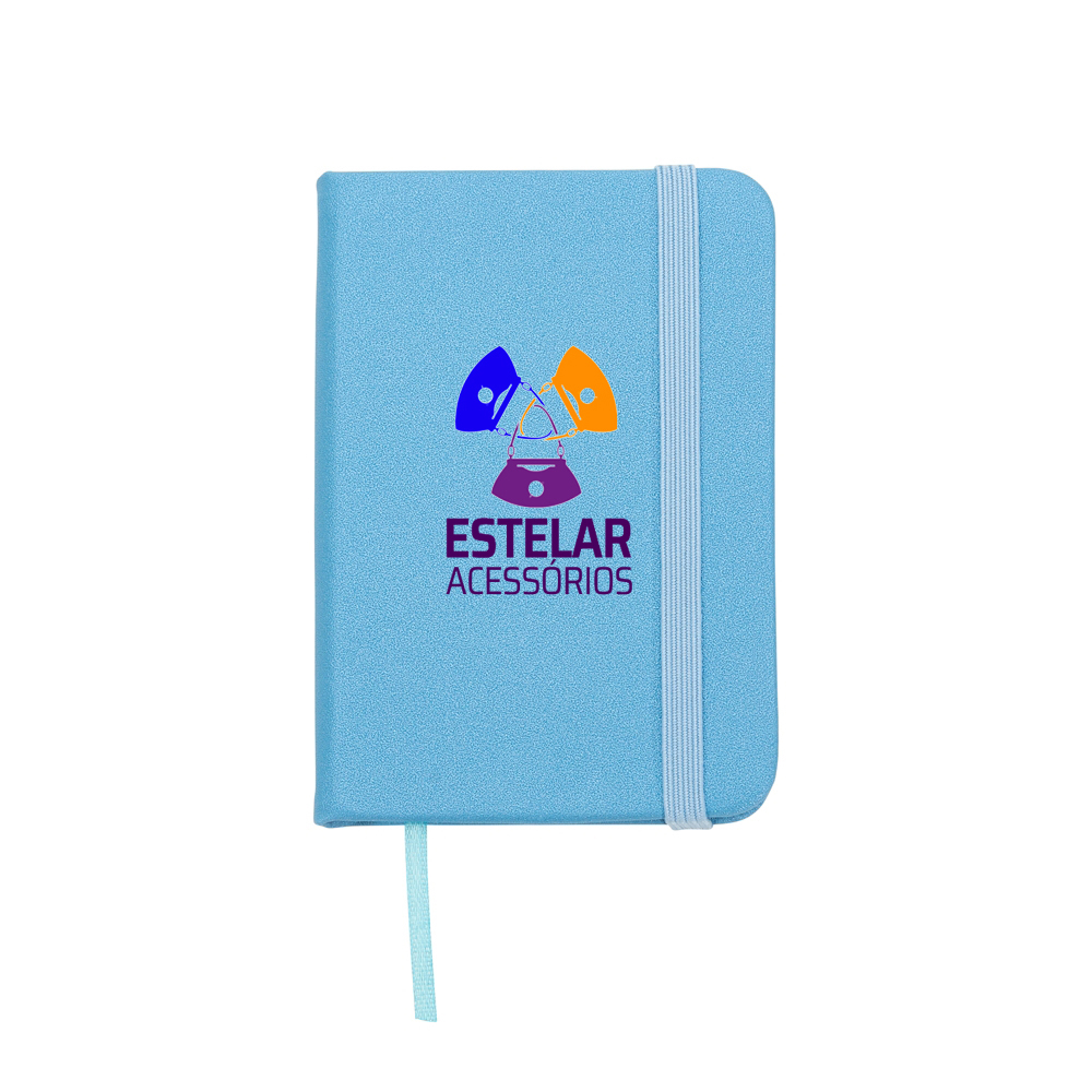 Mini Caderneta tipo Moleskine Personalizado-03024