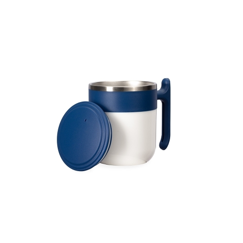 Caneca Inox 350ml Personalizada com Tampa e Alça-18946