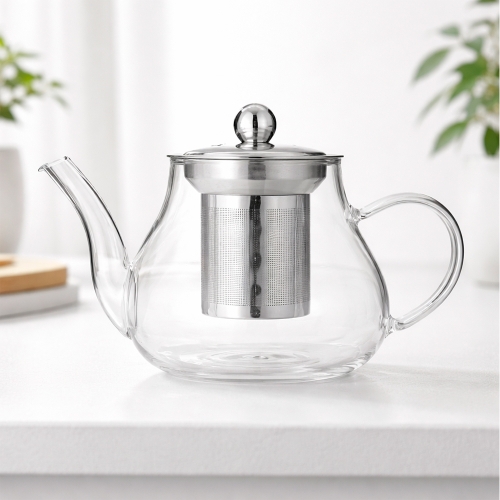 Chaleira Vidro Borossilicato 600ml Personalizada-19137