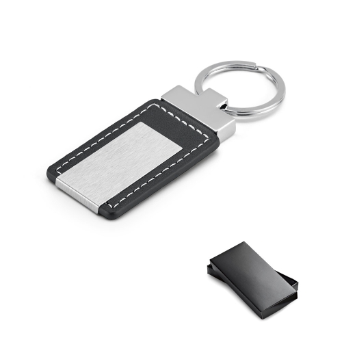 Chaveiro em Couro e Metal Personalizado-93156