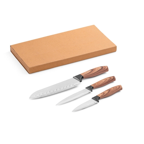 Conjunto de Facas de Cozinha Personalizado BAHARAT com 3 Peças-94395