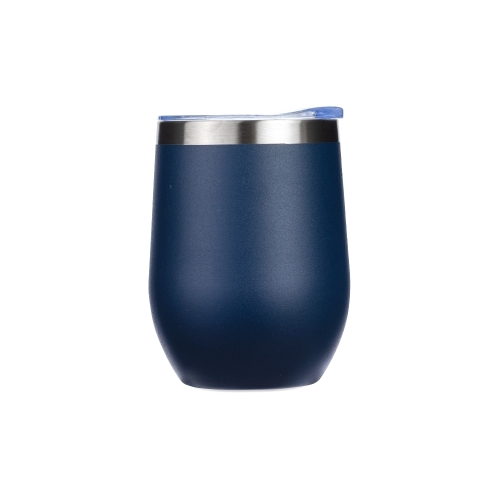 Copo Inox Parede Dupla 320ml Personalizado com Tampa-E@14726F