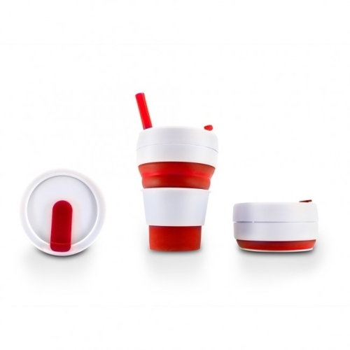 Copo Retrátil 355ml com Canudo Personalizado-14339