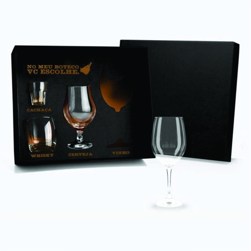 Jogo De Copos De Vidro para Bebidas Personalizado-KT-90016