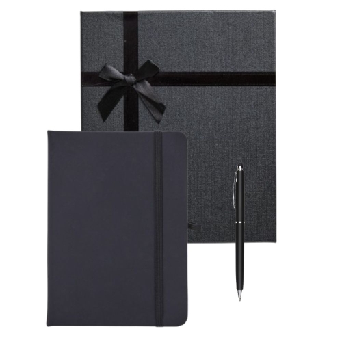 Kit Executivo Caderneta, Caneta Touch em Caixa-kit-19000
