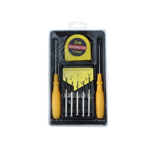 Kit Ferramentas 8 Peças Personalizado com Trena e Chaves-06020