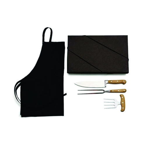 Kit Para Churrasco Com Avental Personalizado-KT-90179