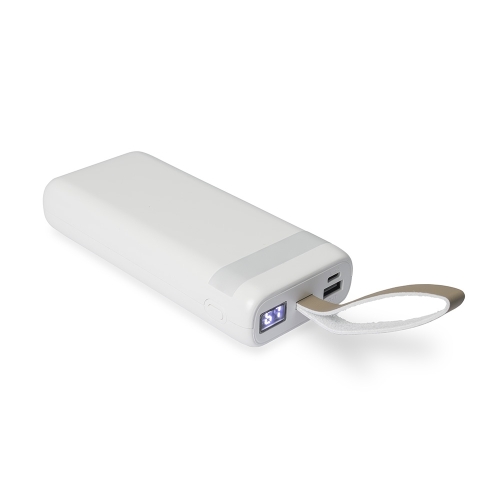 Power Bank 20.000mAh com Lanterna e Cabos Integrados-09001