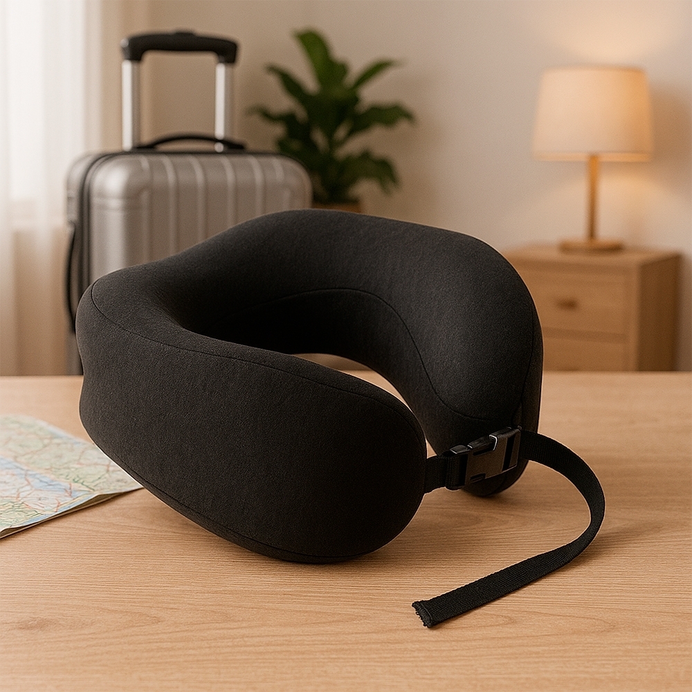 Almofada de Pescoço Personalizada com Espuma Viscoelástica