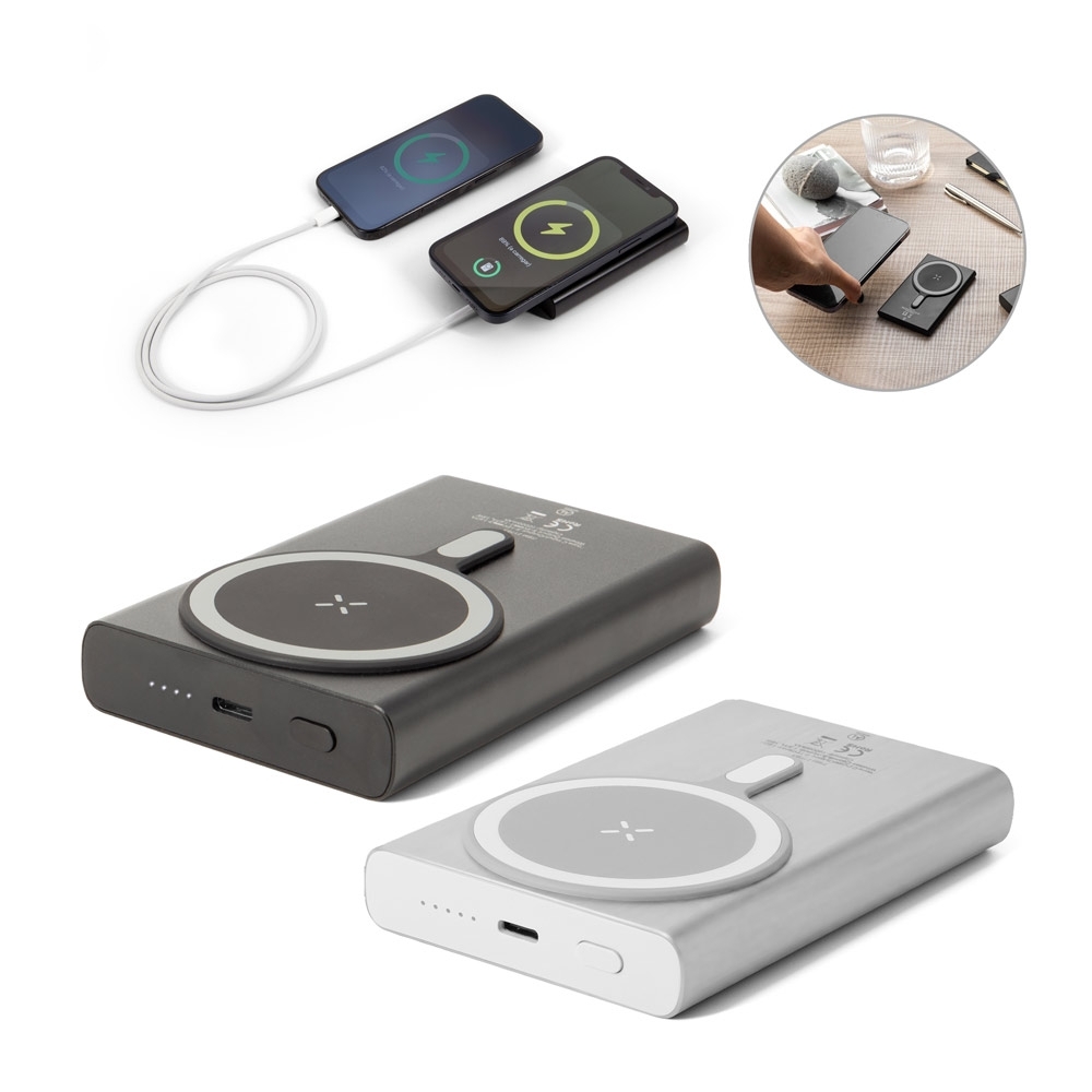 Bateria Portátil Magnética 10.000 mAh com Carregamento Rápido-97216