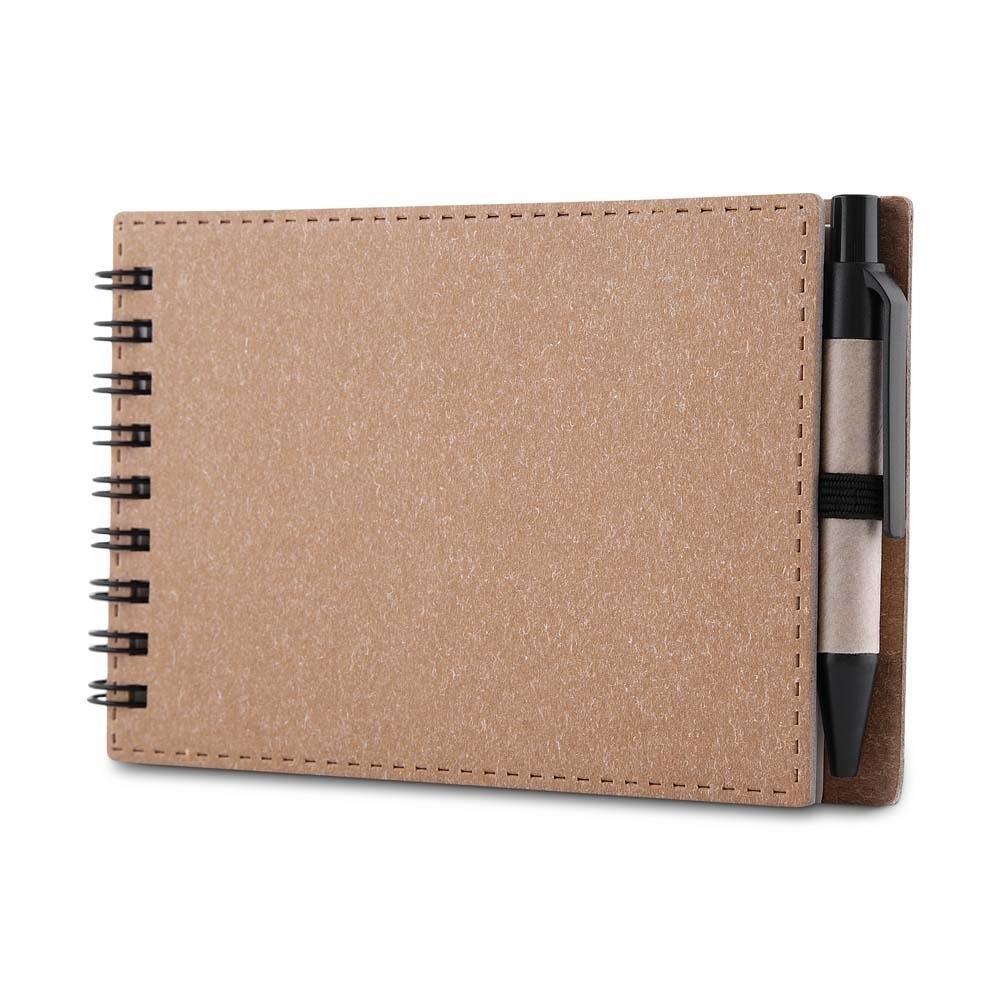 Bloco de Anotações Ecológico com Caneta