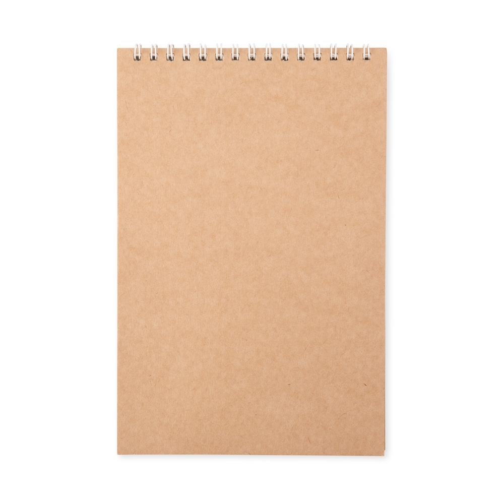 Bloco de Anotações Kraft Personalizado com Capa Wire-O