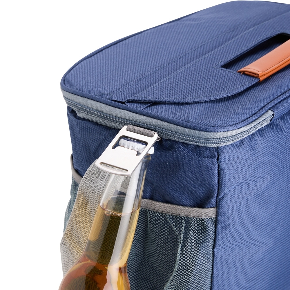 Bolsa Térmica 11L com Couro Sintético e Abridor 