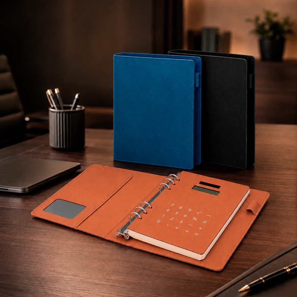 Caderno Fichário PU Personalizado