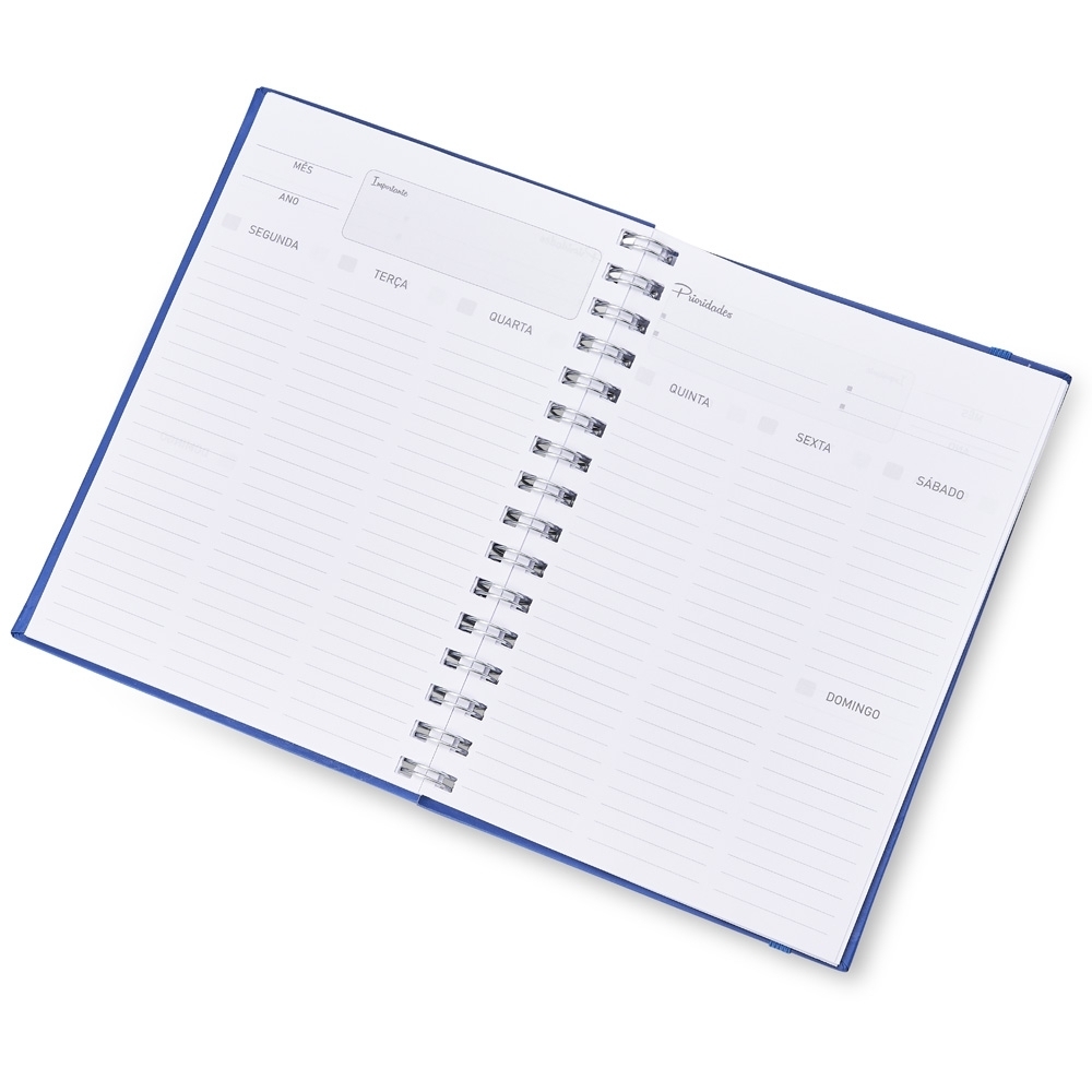 Planner Personalizado com Capa Dura e Elástico