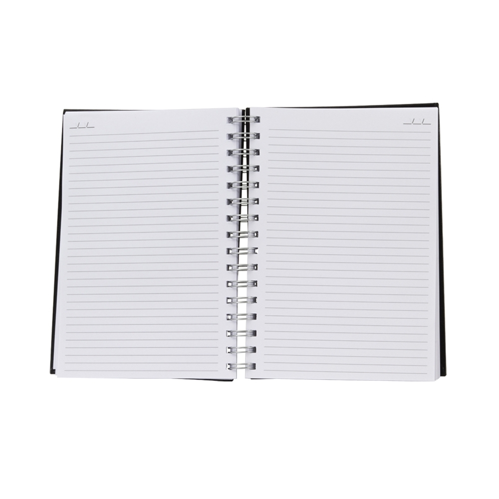 Caderno de Couro Sintético com Espiral