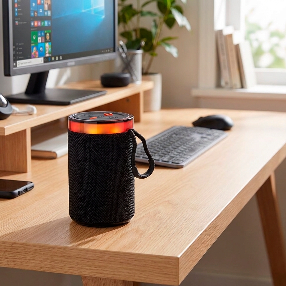 Caixa de Som Multimídia TWS com Luzes RGB Personalizada