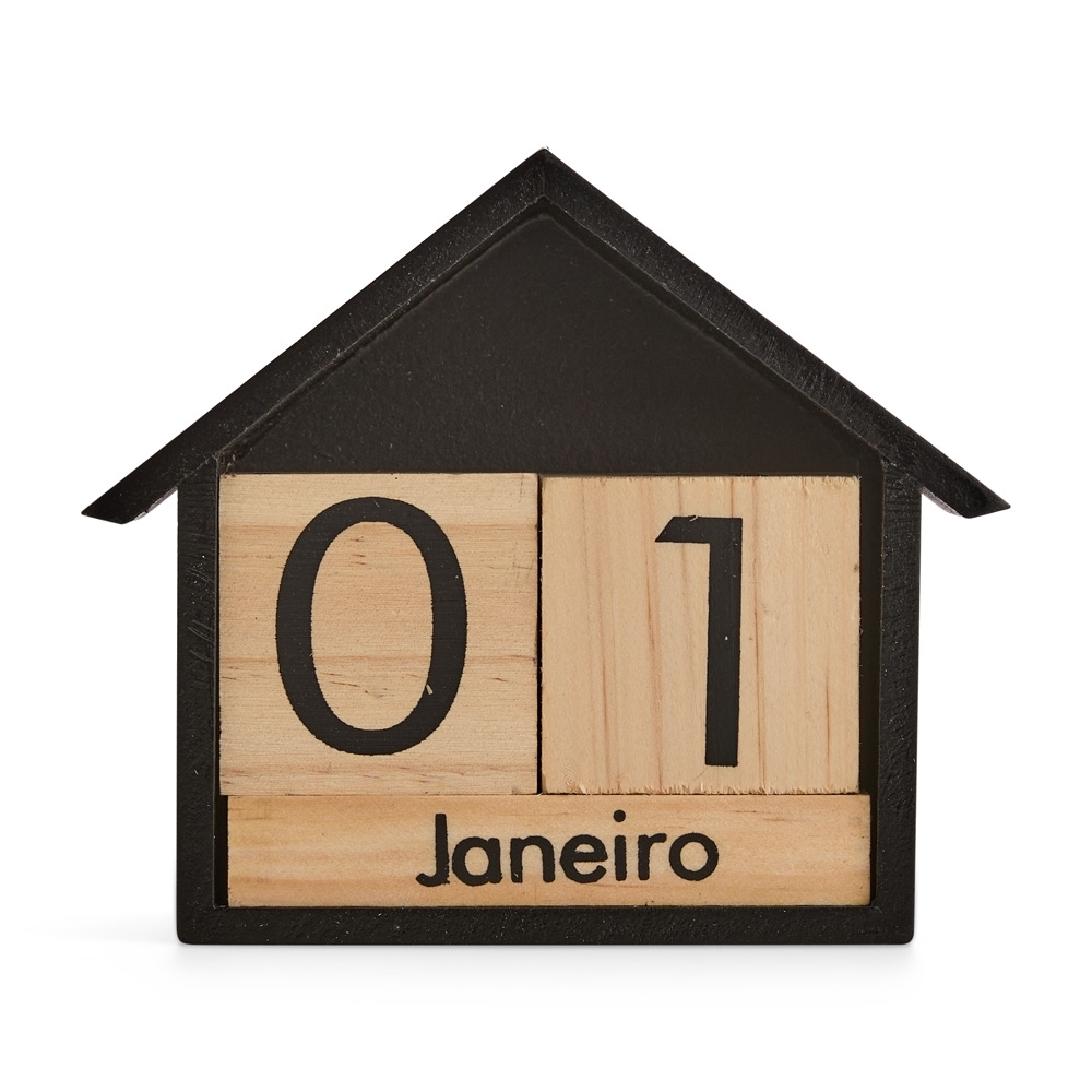 Calendário Permanente Madeira Personalizado-15394