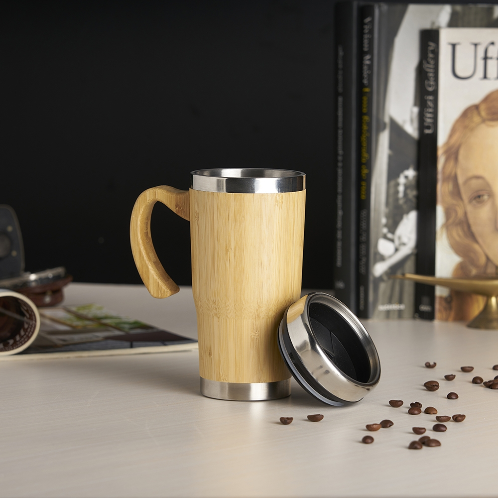 Caneca Bambu 500ml personalizada