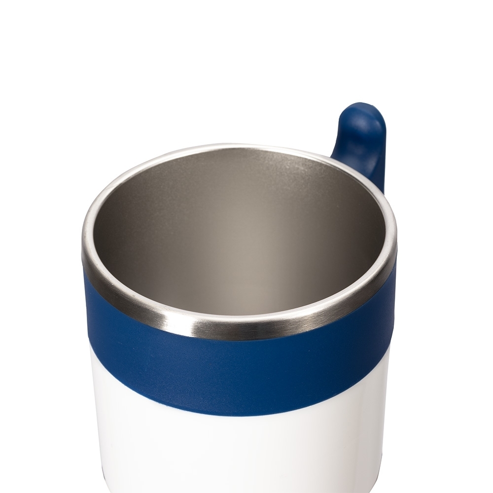 Caneca Inox 350ml Personalizada com Tampa e Alça