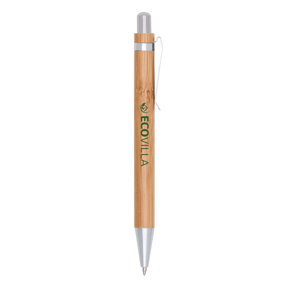 Caneta Ecológica de Bambu Personalizada para Brindes -01090