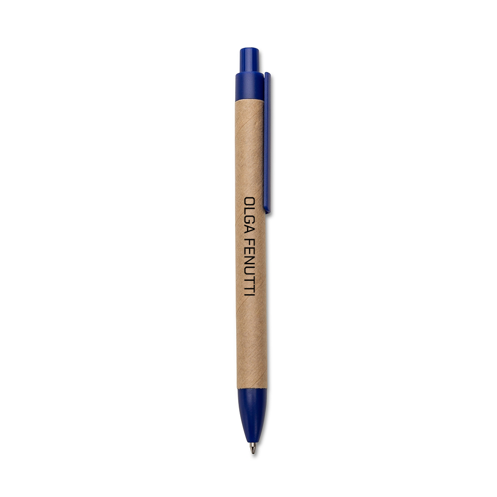 Caneta Ecológica Papelão Personalizada-00007