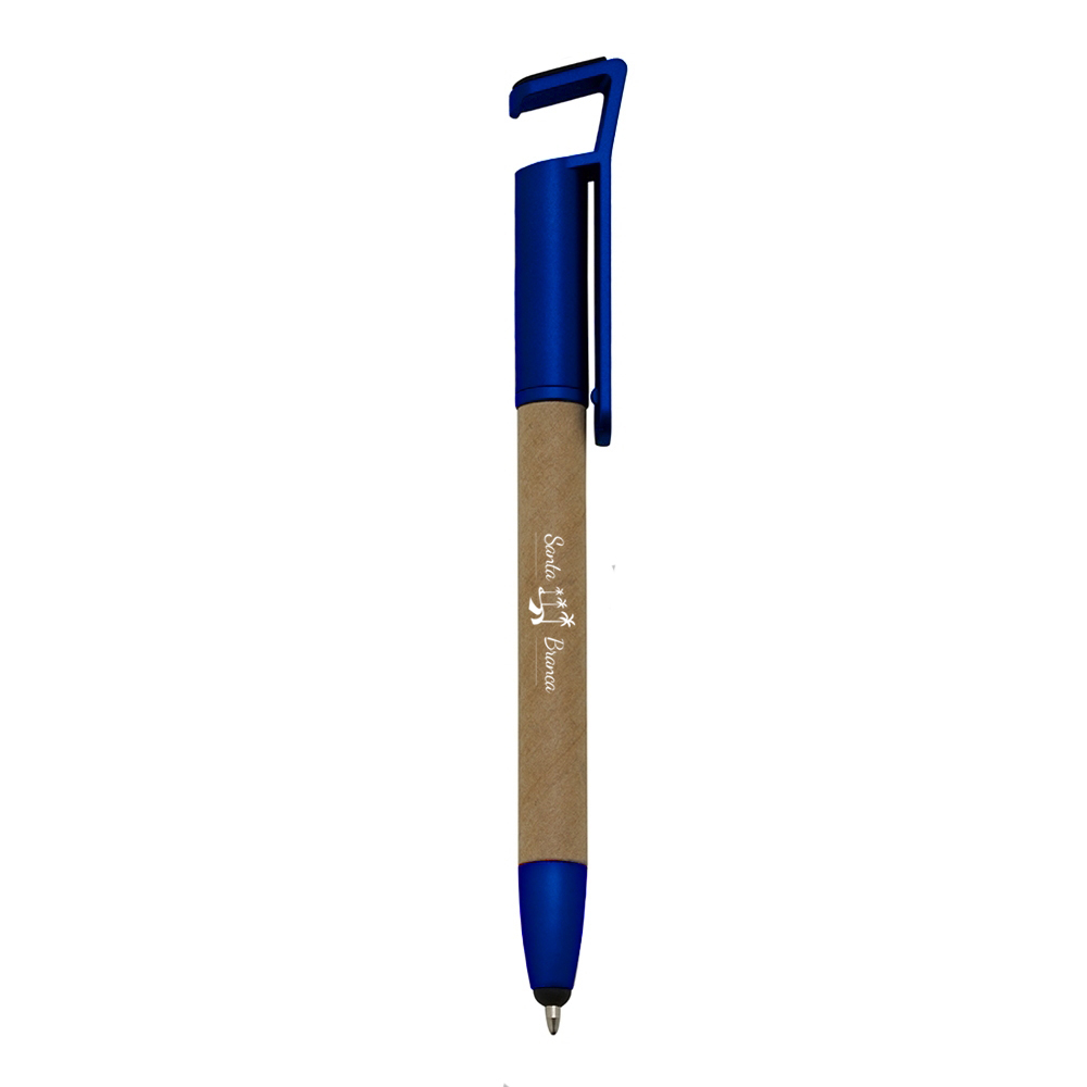 Caneta Ecológica Touch com Suporte Personalizada-00708P