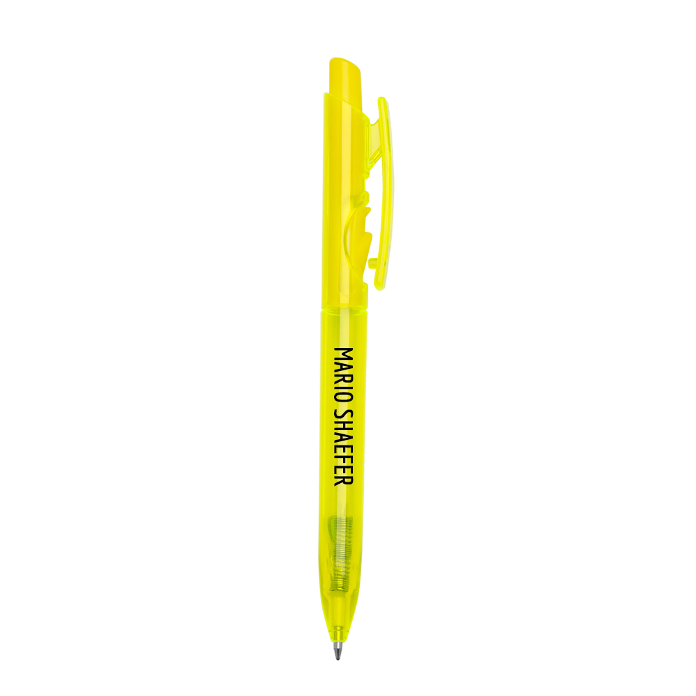 Caneta Plástica Personalizada -01097F