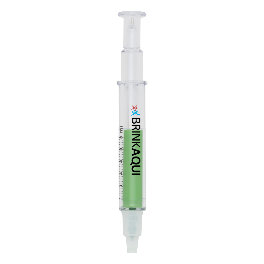 Caneta Seringa Marca Texto Personalizada-00006