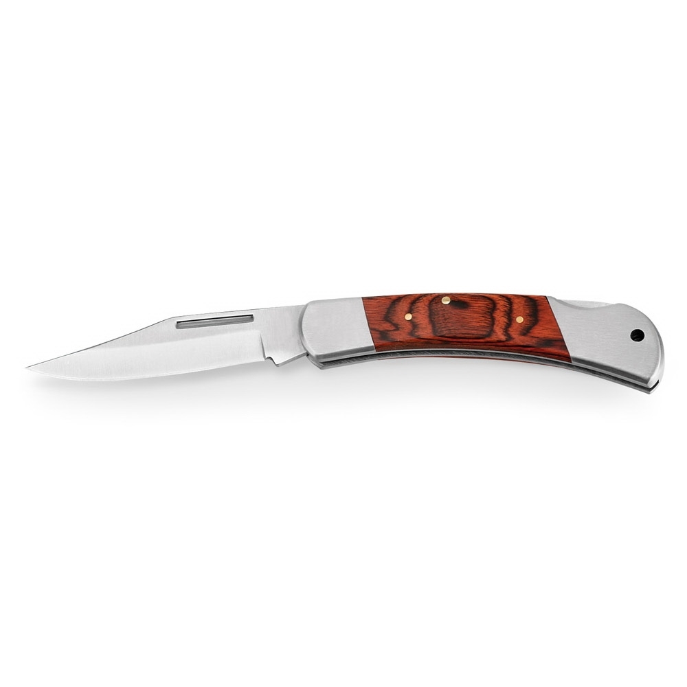 Canivete em aço inox e madeira FALCON II personalizado-94031