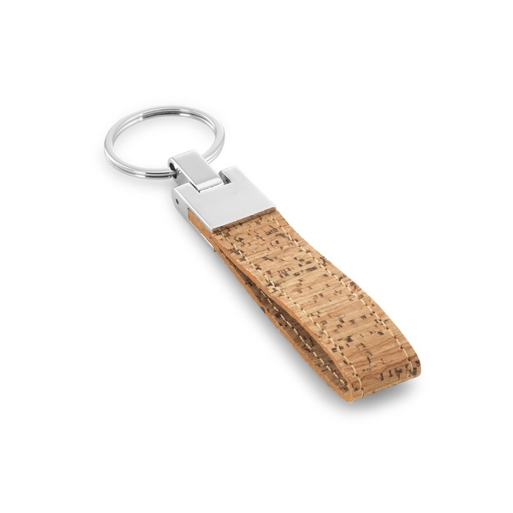 Chaveiro em Cortiça e Metal Personalizado