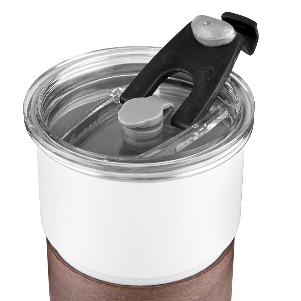 Copo Inox 250ml Personalizado com Tampa e Canudo