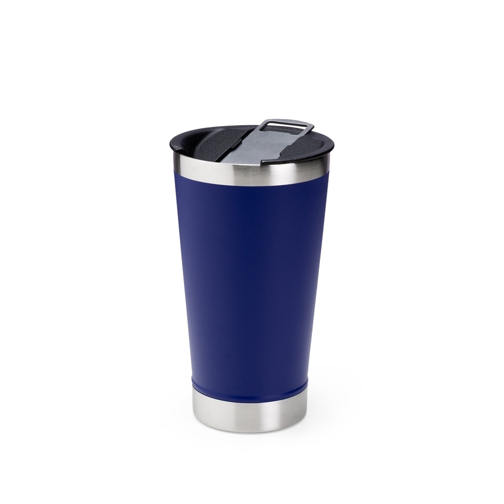 Copo Inox 500ml Personalizado com Tampa e Abridor Removível-09252