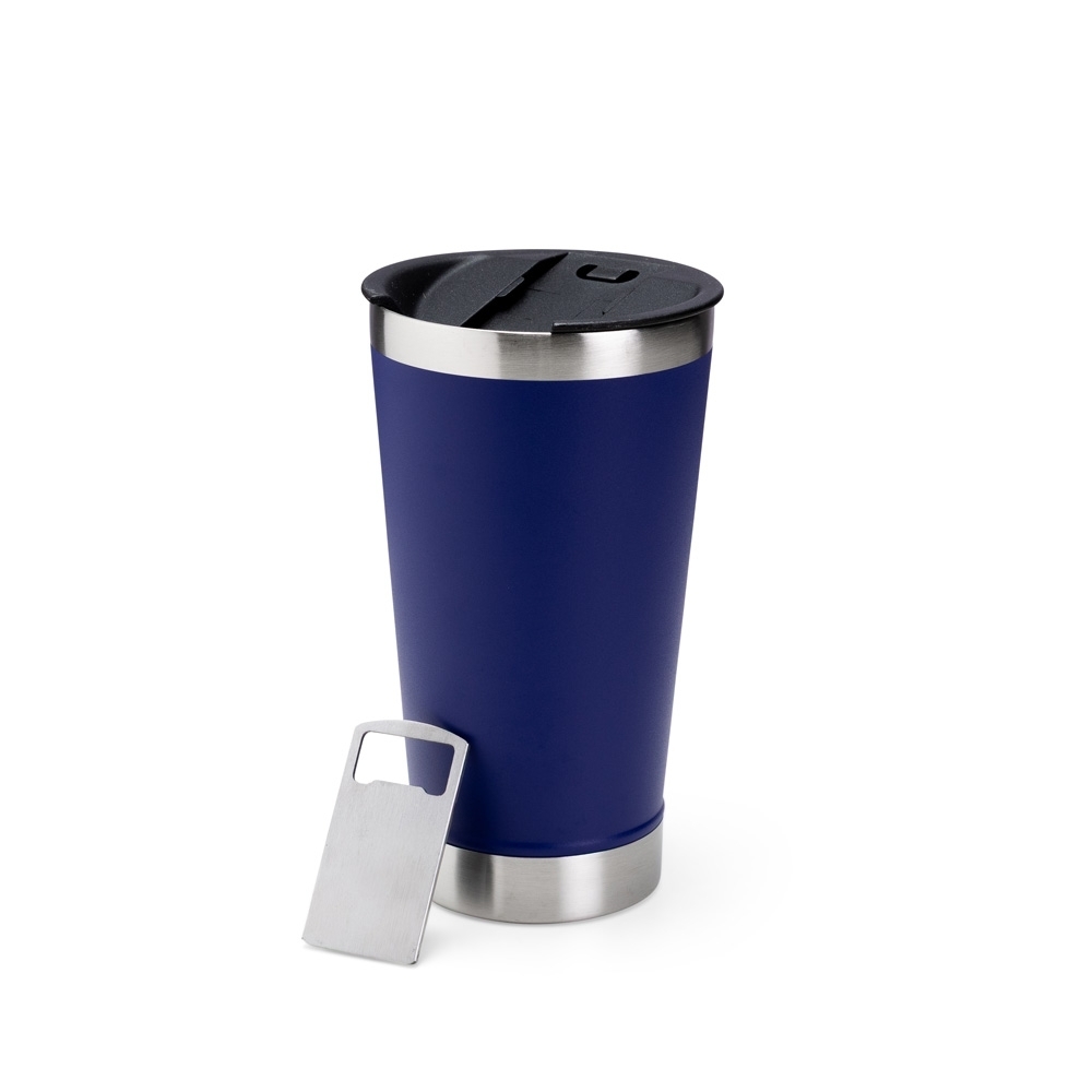 Copo Inox 500ml Personalizado com Tampa e Abridor Removível