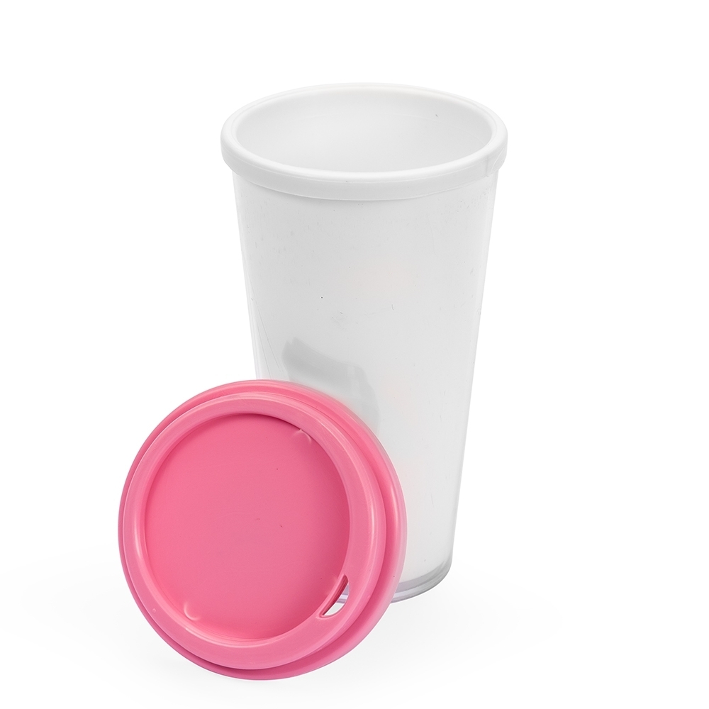 Copo Plástico Duplo 400ml 