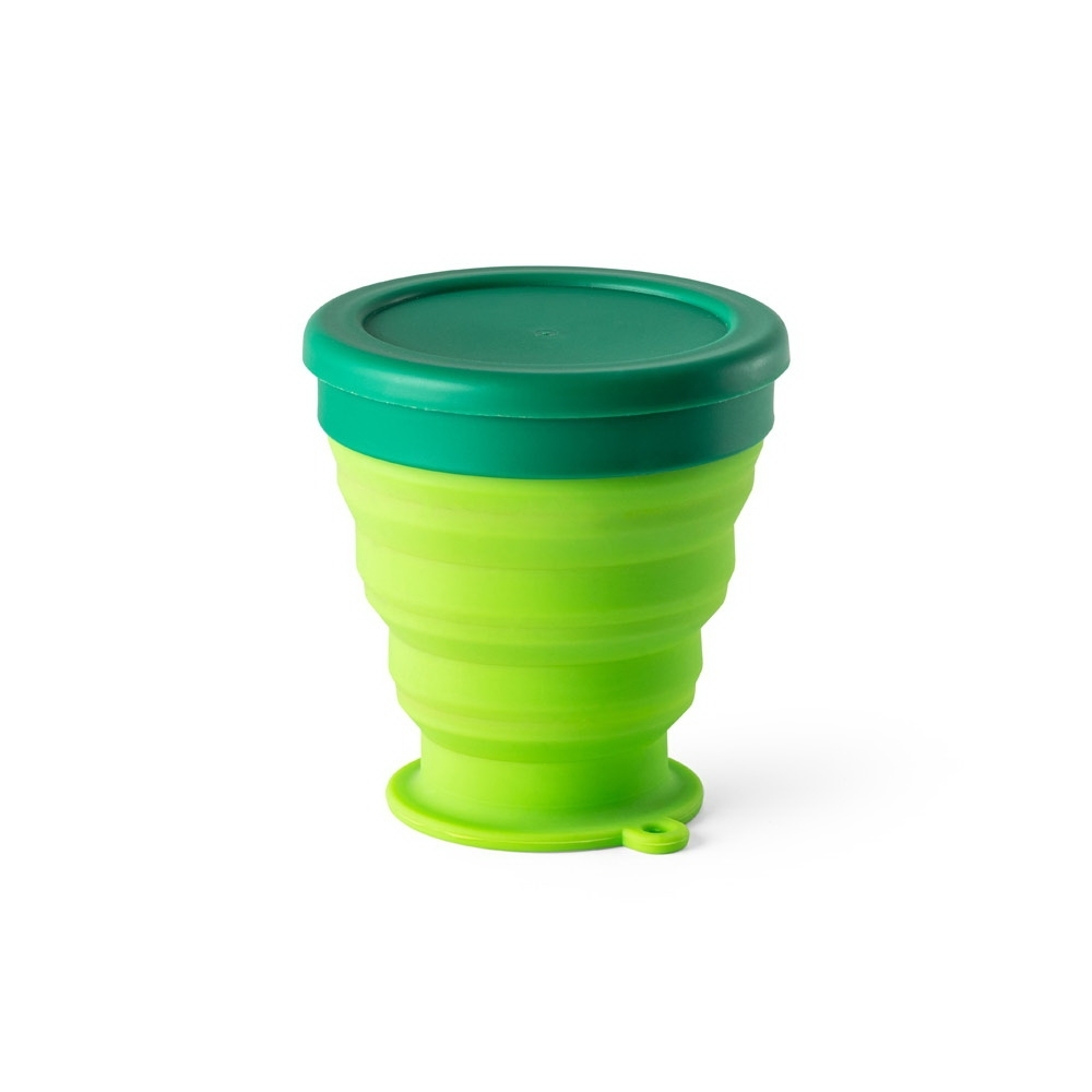 Copo de viagem dobrável 240 ml VERDE-94696-VD