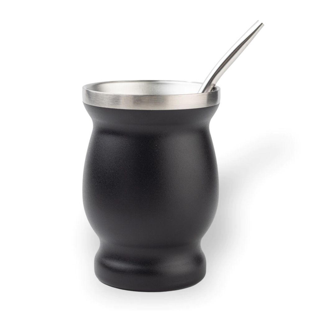 Cuia Térmica Inox 250ml com Bomba-BG155