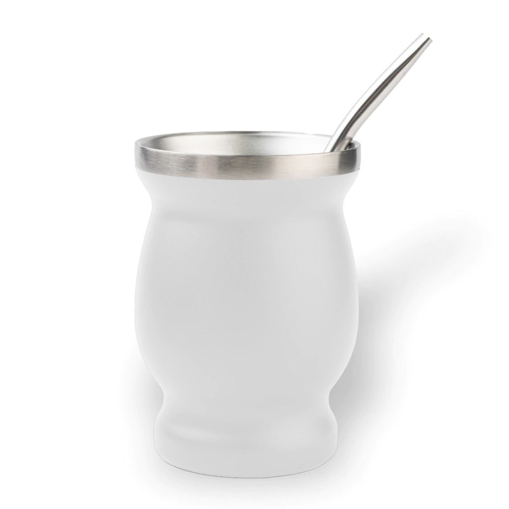 Cuia Térmica Inox 250ml com Bomba