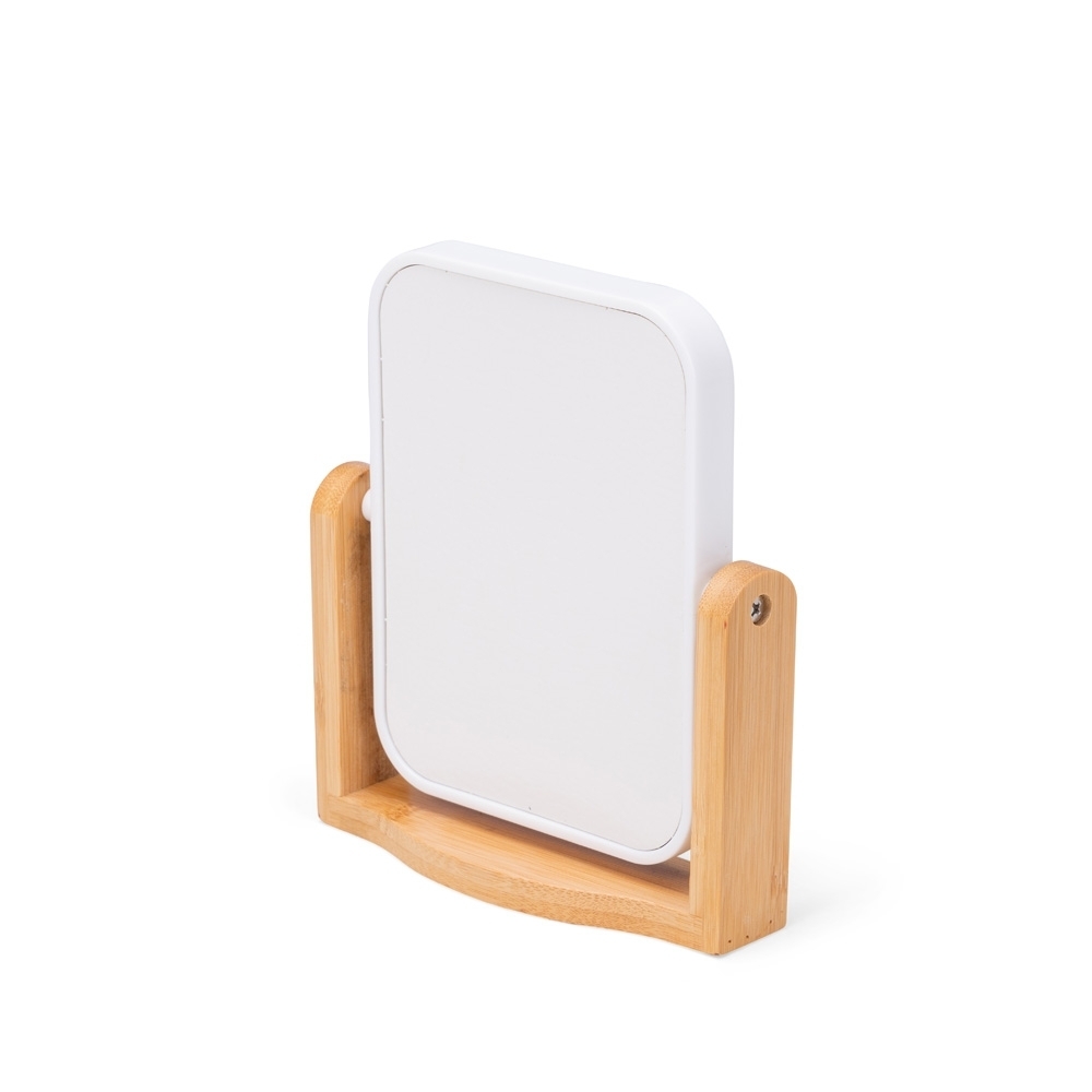 Espelho de Mesa Retangular Bambu Personalizado