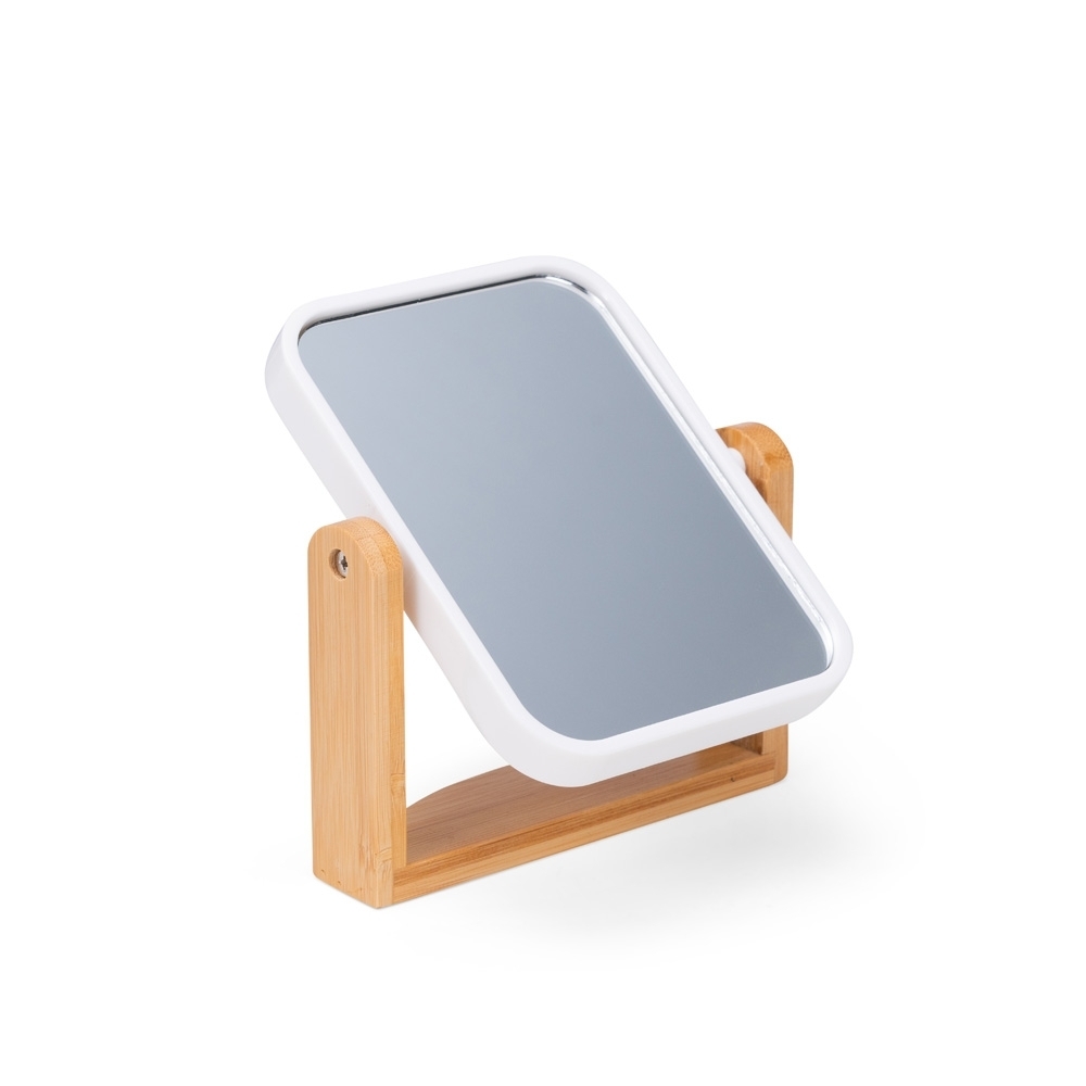 Espelho de Mesa Retangular Bambu Personalizado