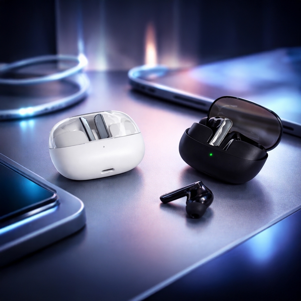 Fone de Ouvido Bluetooth com Case Carregador Personalizado