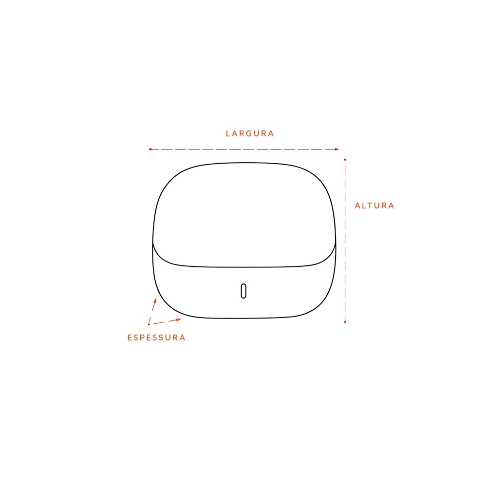 Fone de Ouvido Bluetooth com Case Carregador Personalizado
