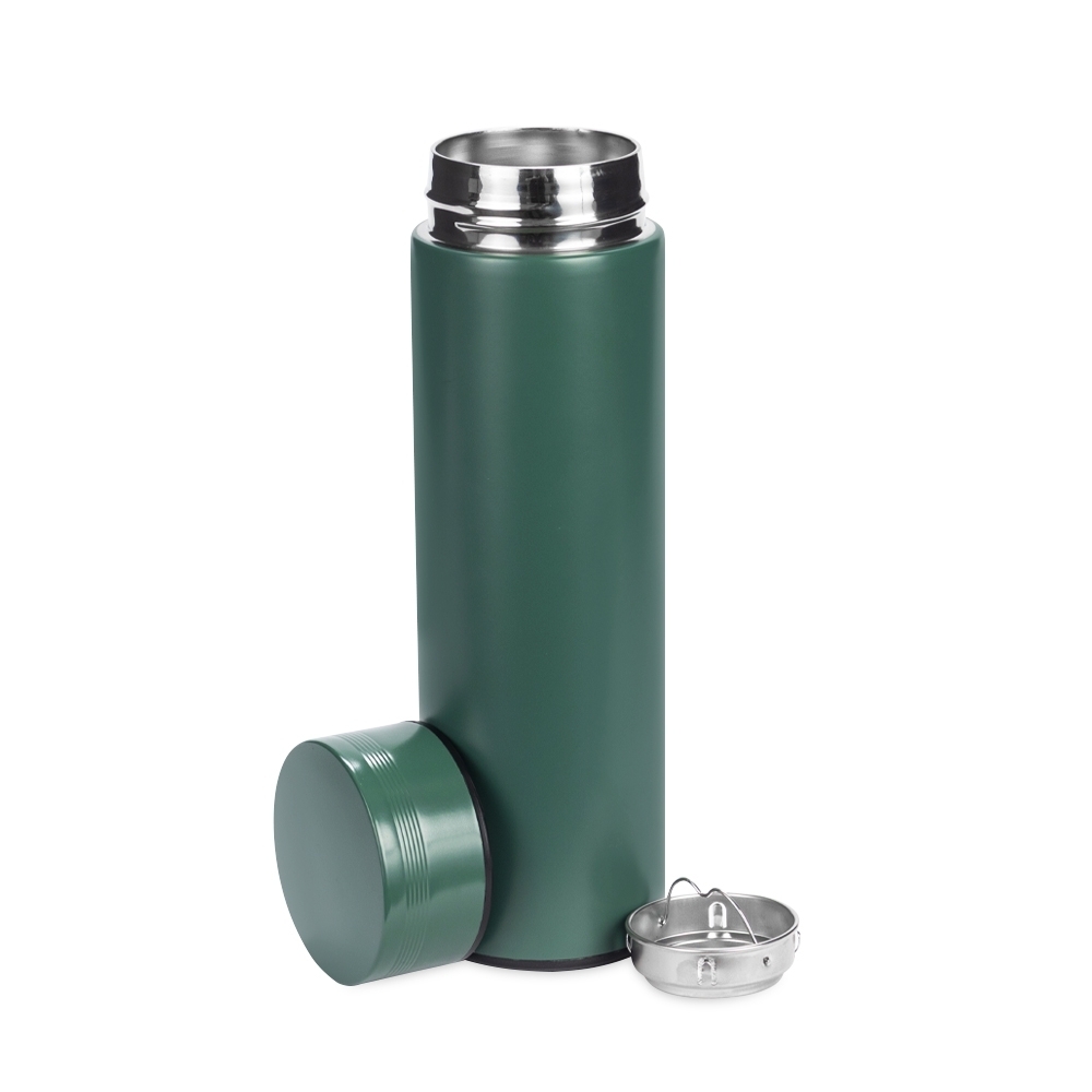Garrafa Térmica 480ml Personalizada com Infusor em Inox