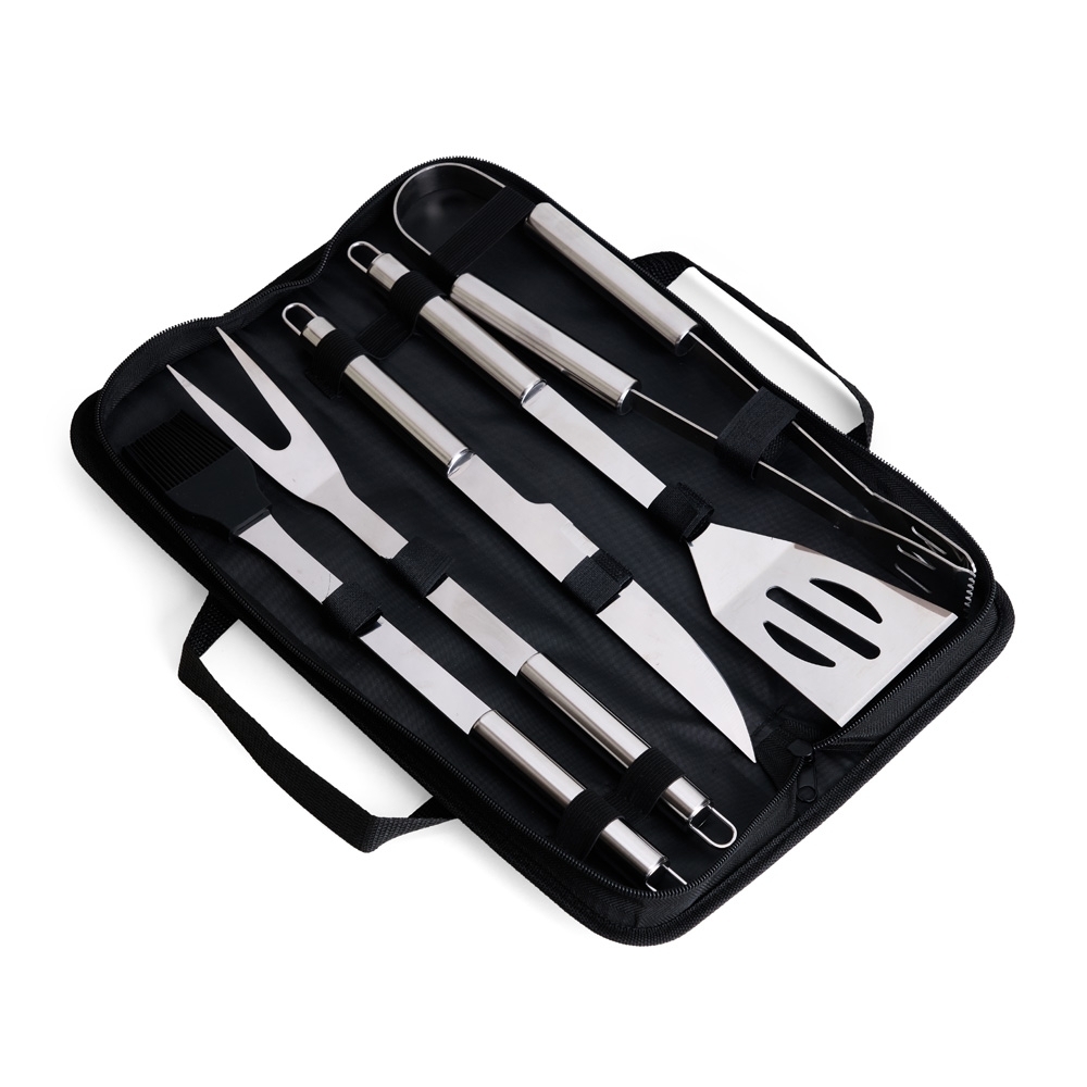 Kit Churrasco 5 Peças com Estojo Personalizado